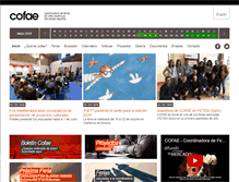 Tablet Screenshot of cofae.net